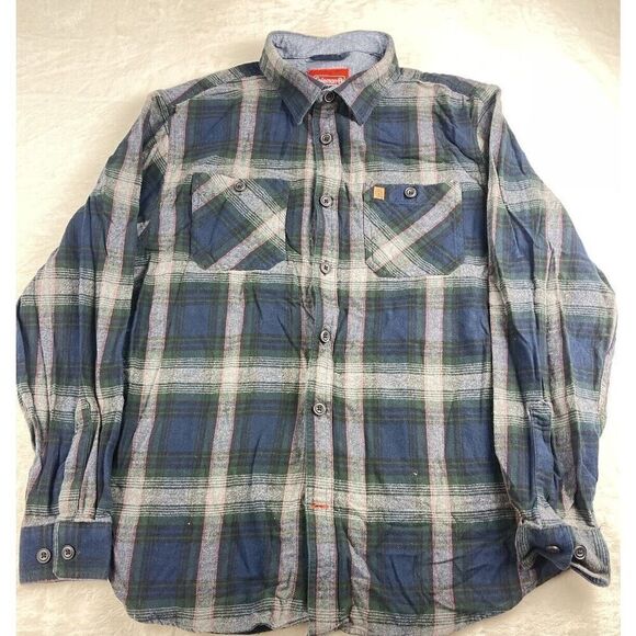 Coleman Men's Plaid Flannel Button Down Shirt Size L - Picture 1 of 8